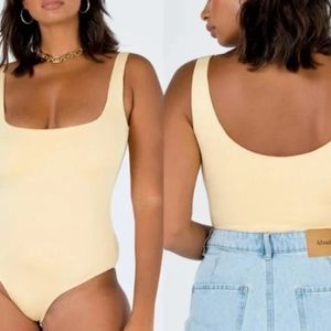 PRINCESS POLLY Yellow Bodysuit